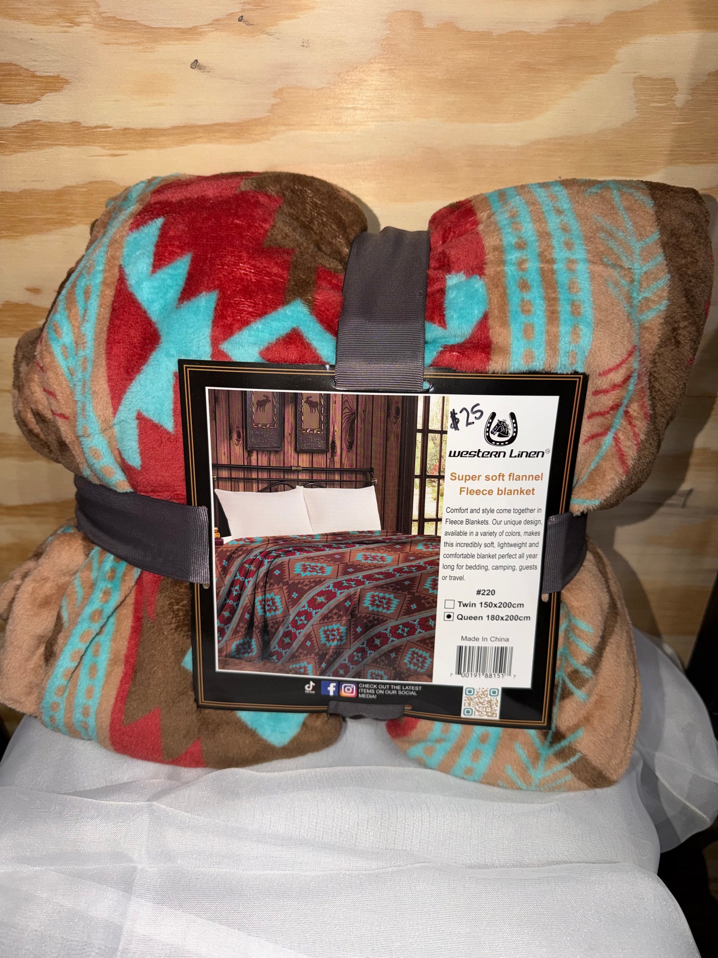 Queen Western Blanket