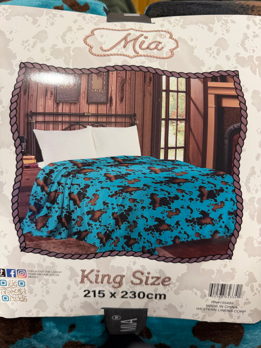 King Western Throw Blanket