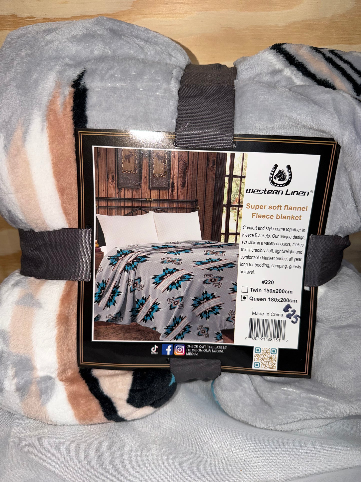 Queen Western Blanket