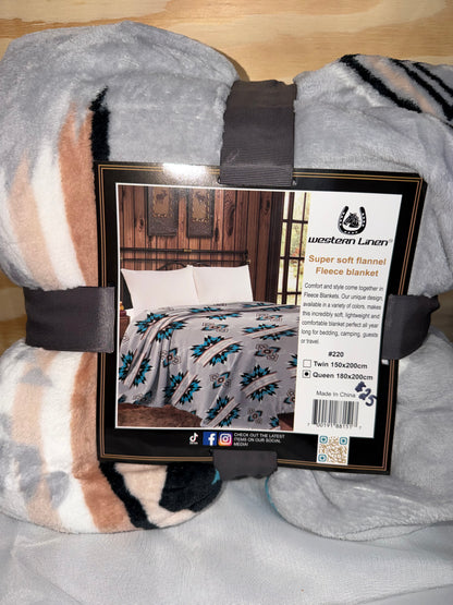 Queen Western Blanket