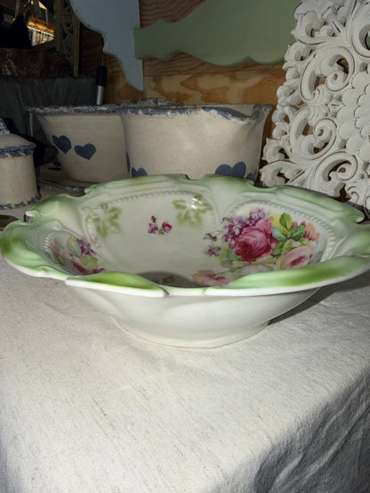 Antique floral Bowl