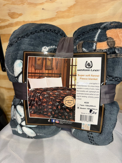 Queen Western Blanket