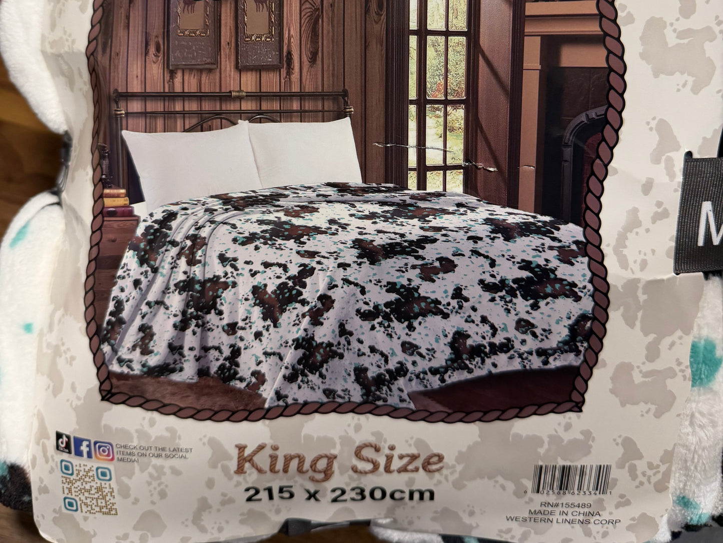 King Western Throw Blanket