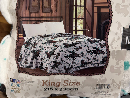 King Western Throw Blanket