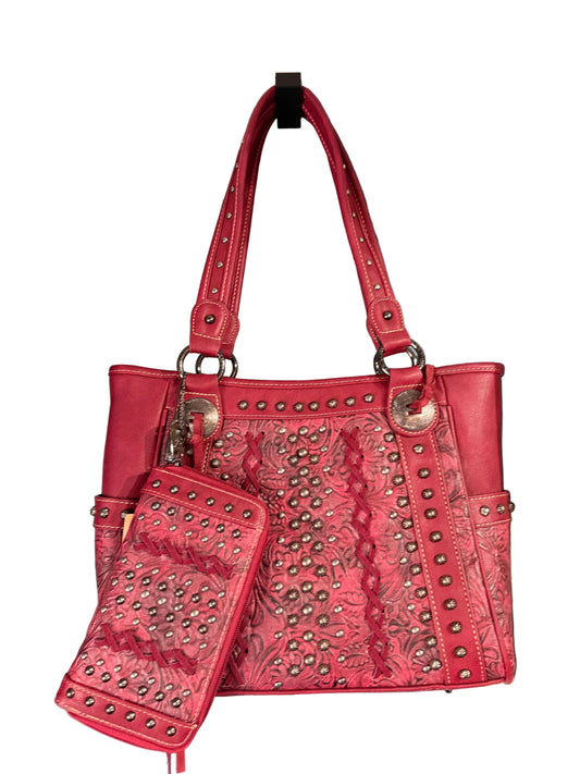 Western Handbags & Wallet Set