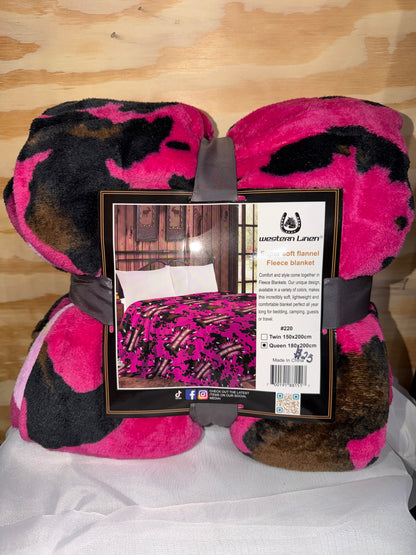 Queen Western Blanket