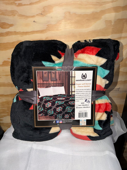 Queen Western Blanket
