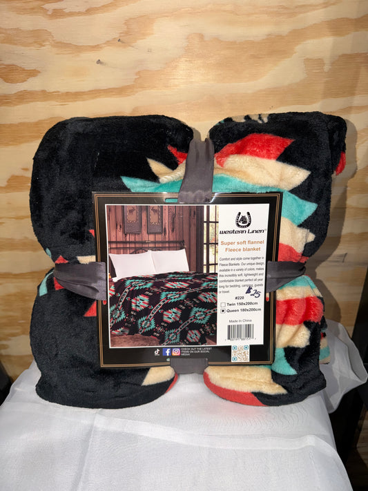 Queen Western Blanket